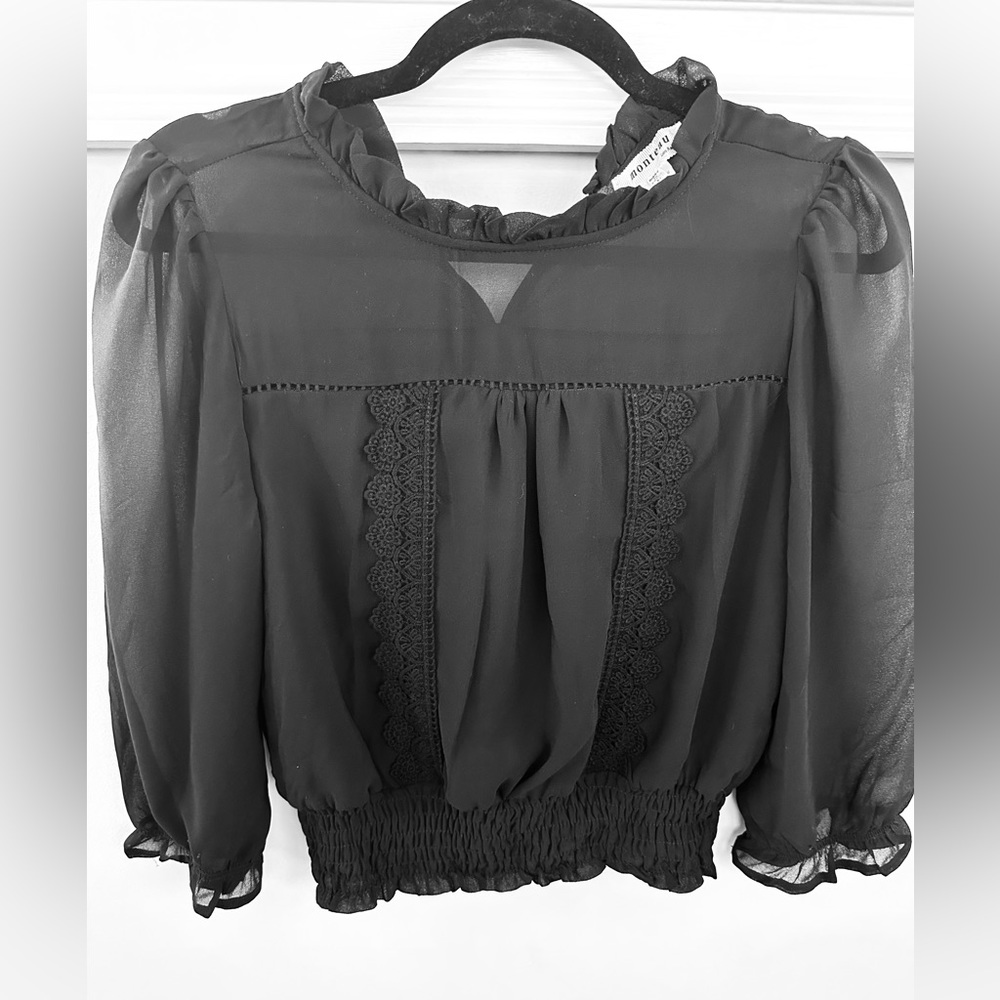 NWNT, Monteau Los Angeles Blouse, Size Large